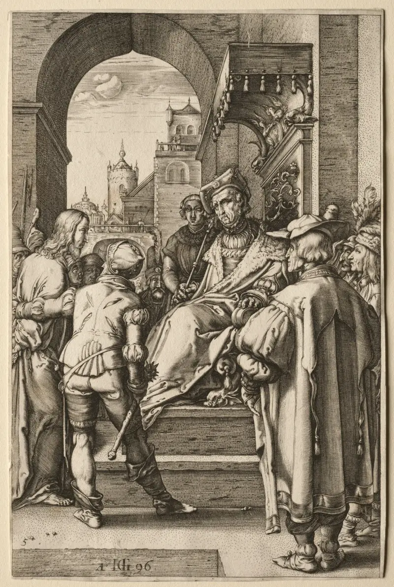 Kristus inför Pilatus av Hendrick Goltzius