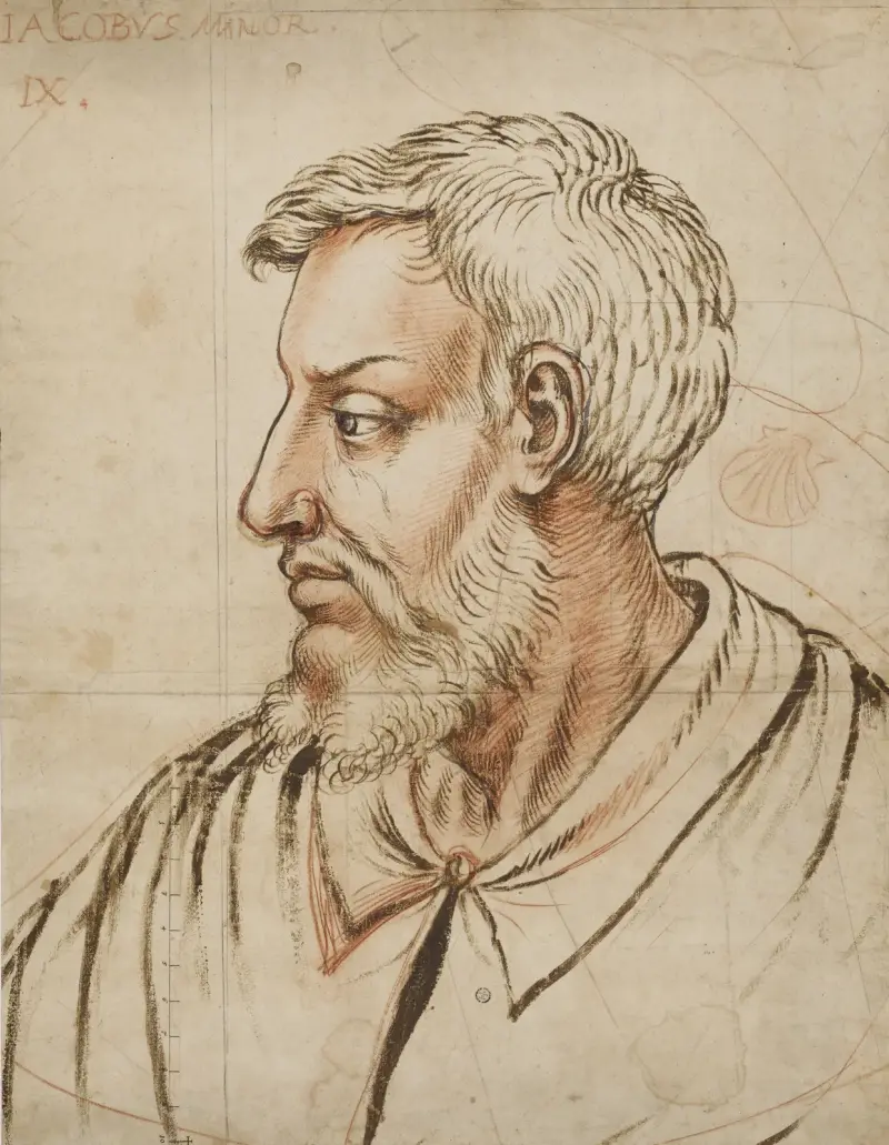 Aposteln Jakob den yngre av Hendrick Goltzius