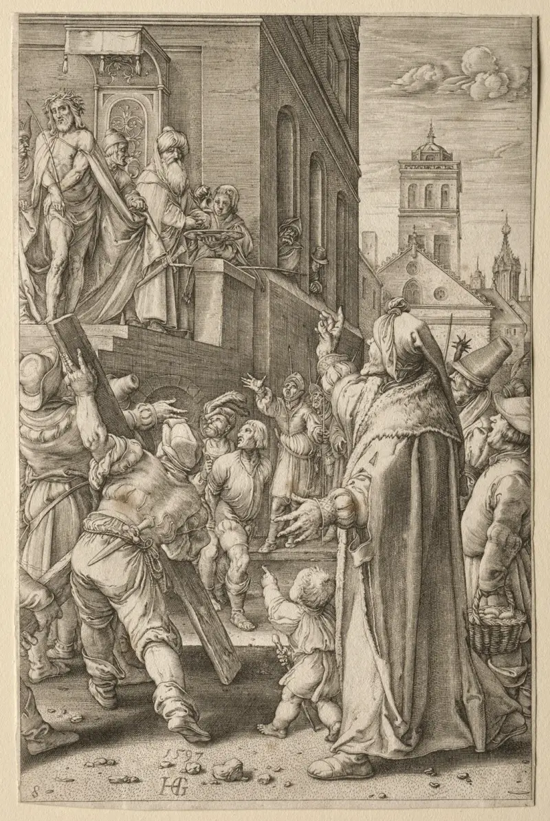 Ecce Homo av Hendrick Goltzius