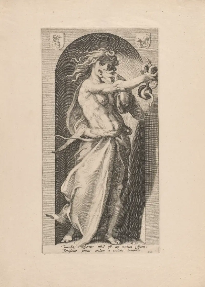 Závist, Hendrick Goltzius