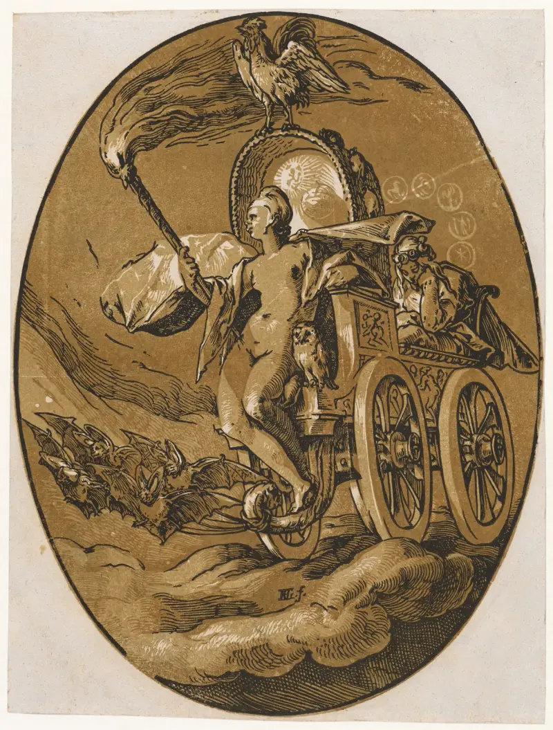 Nox av Hendrick Goltzius