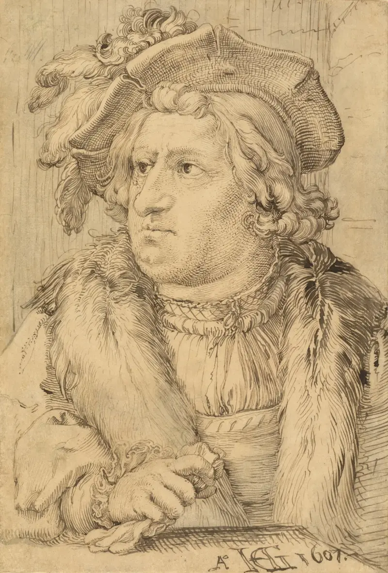 Portrait of a Man av Hendrick Goltzius