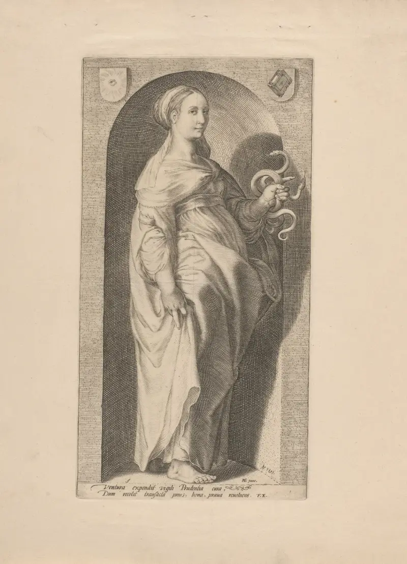 Klugheit von Hendrick Goltzius