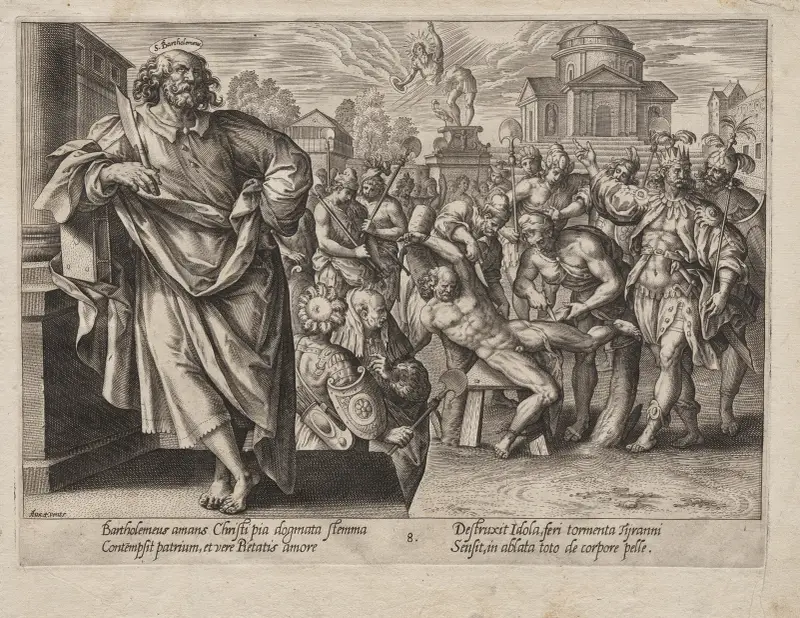 Svatý Bartoloměj, Hendrick Goltzius