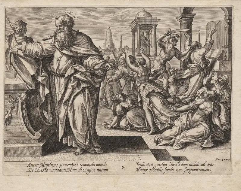 svatý Matouš, Hendrick Goltzius