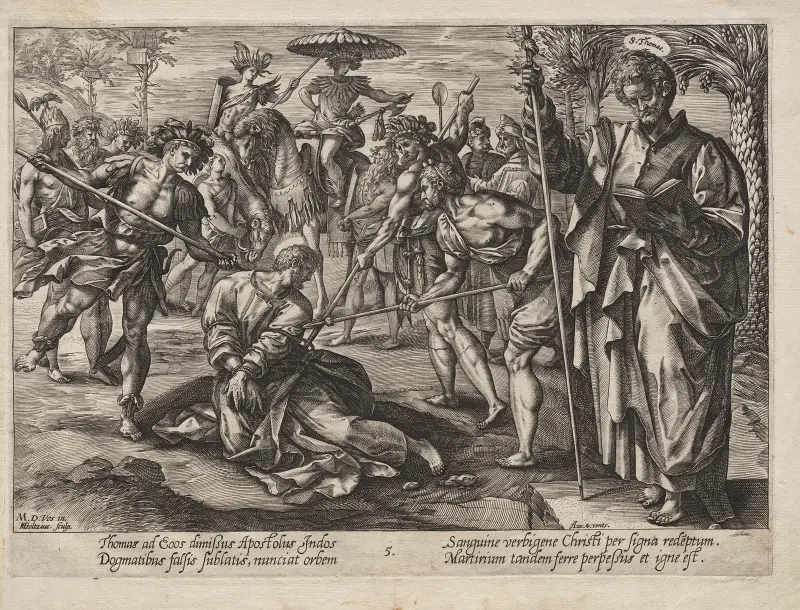 Der heilige Thomas von Hendrick Goltzius