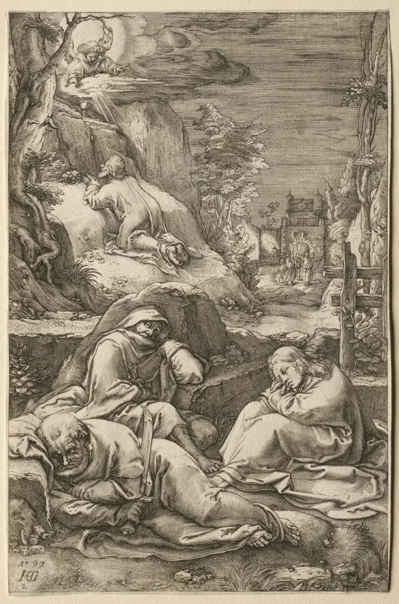 Modlitba v Getsemane, Hendrick Goltzius