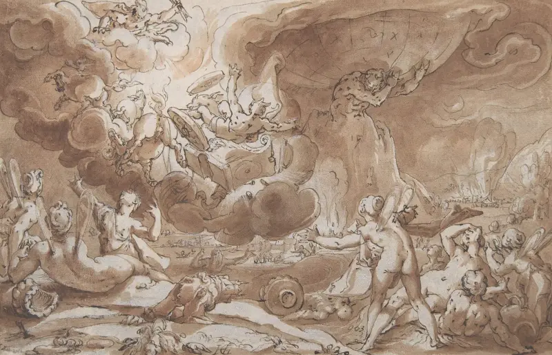 Faidons fall av Hendrick Goltzius