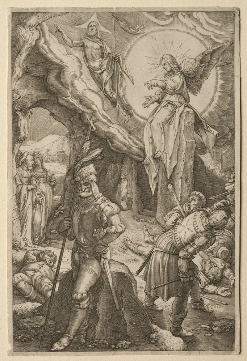 Uppståndelsen av Hendrick Goltzius