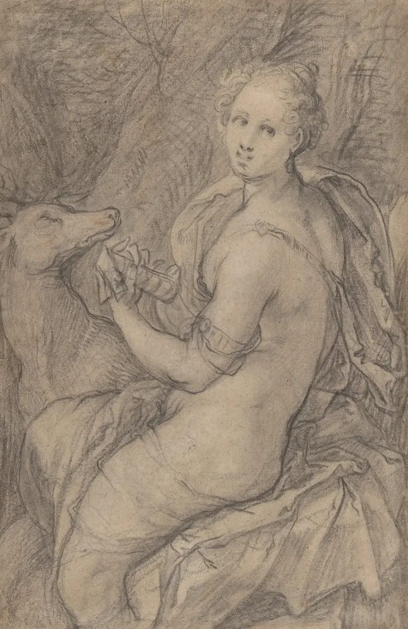 Hörseln av Hendrick Goltzius