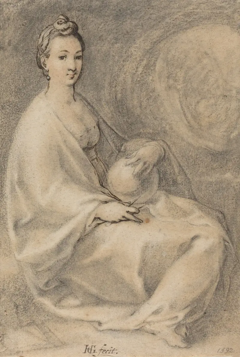 Urania av Hendrick Goltzius