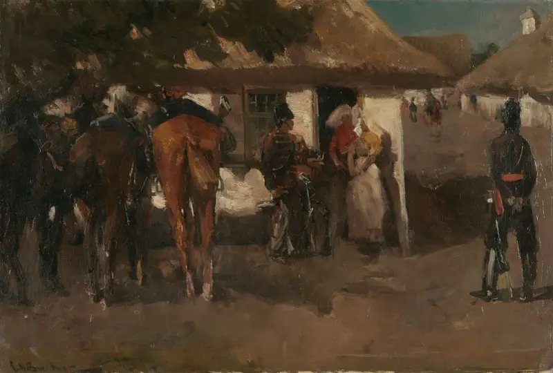 Einquartierung der Truppen von George Hendrik Breitner