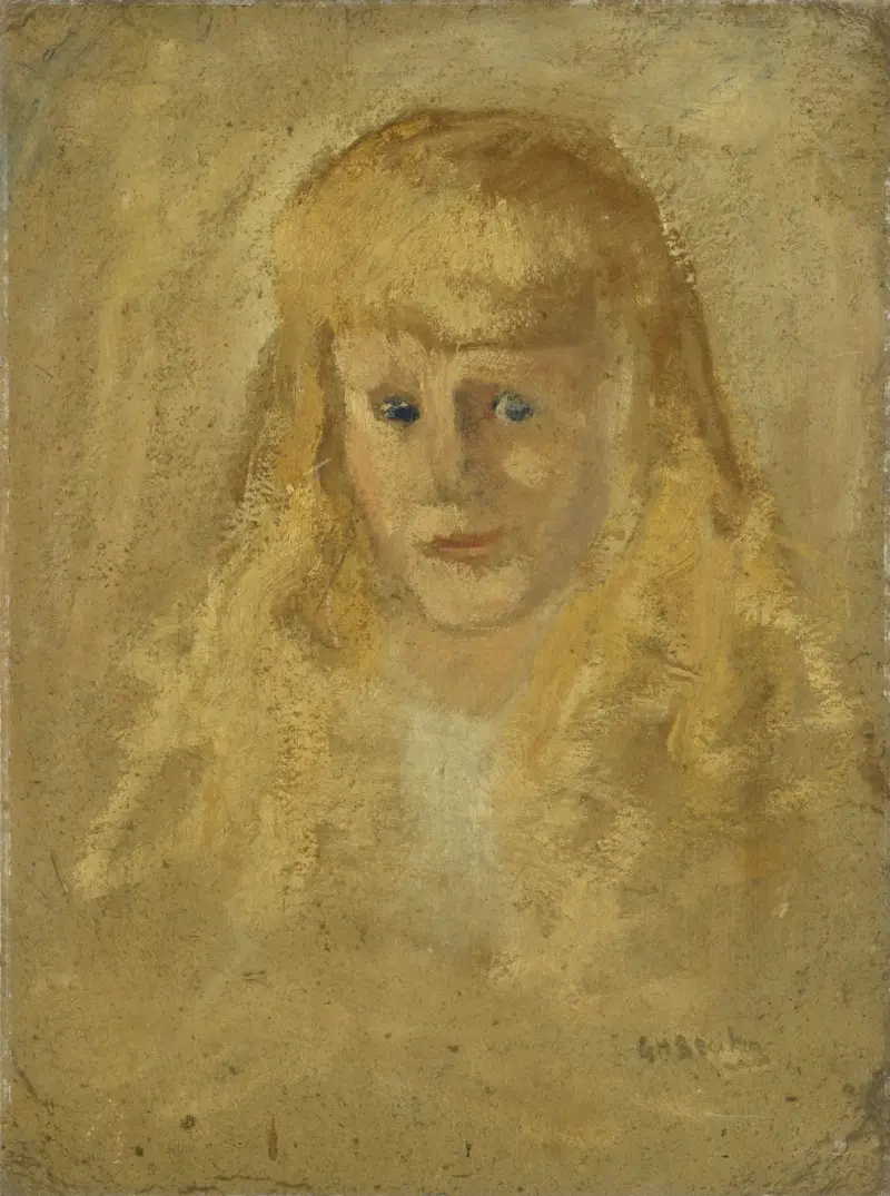 Marie Anne Henriette Breitner (geb.1882-06-14), the Painter’s Half-sister av George Hendrik Breitner