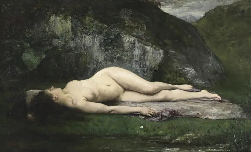 En sovande badare av Henri Gervex