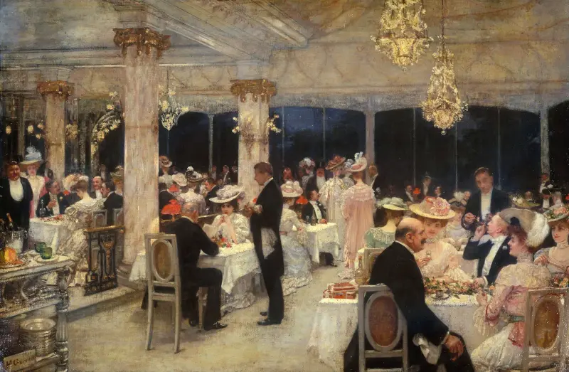 Armenonville, le soir du Grand-Prix., 1905 – nr 2 av Henri Gervex