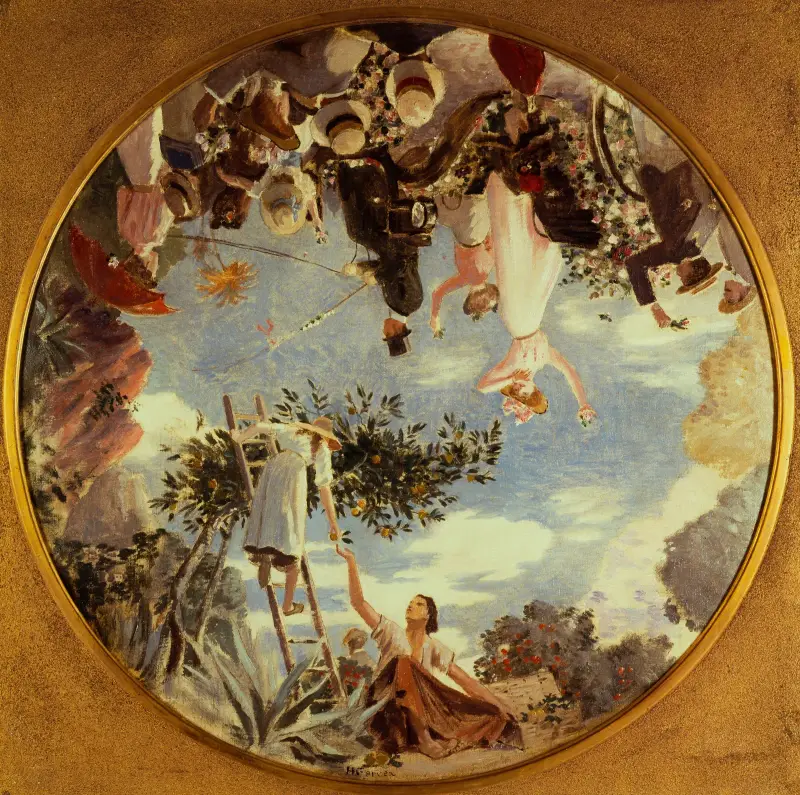 Blumenkampf in Nizza von Henri Gervex