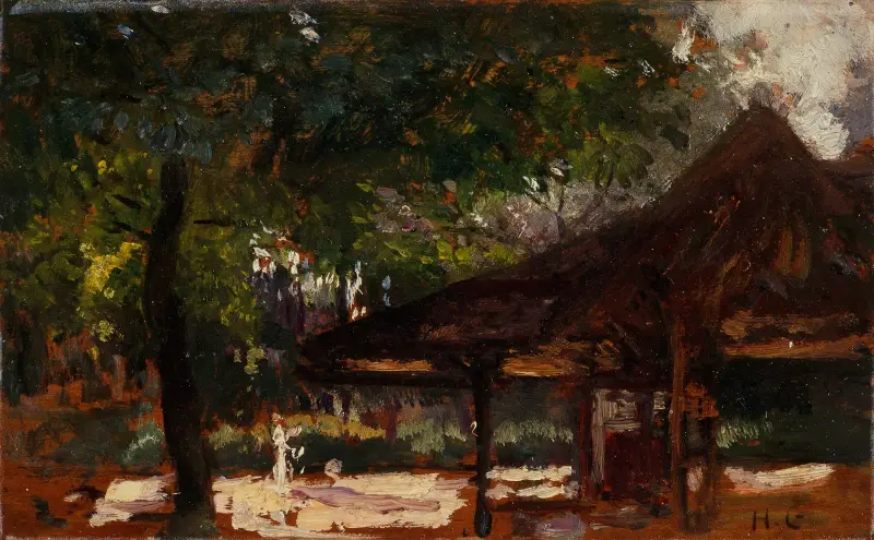 Studie för Cercle de l'île de Puteaux, 1907 – nr 3 av Henri Gervex