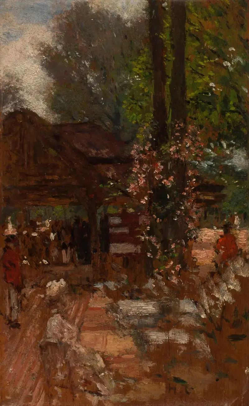 Étude pour le Cercle de l’île de Puteaux, 1907 – nr 1 av Henri Gervex