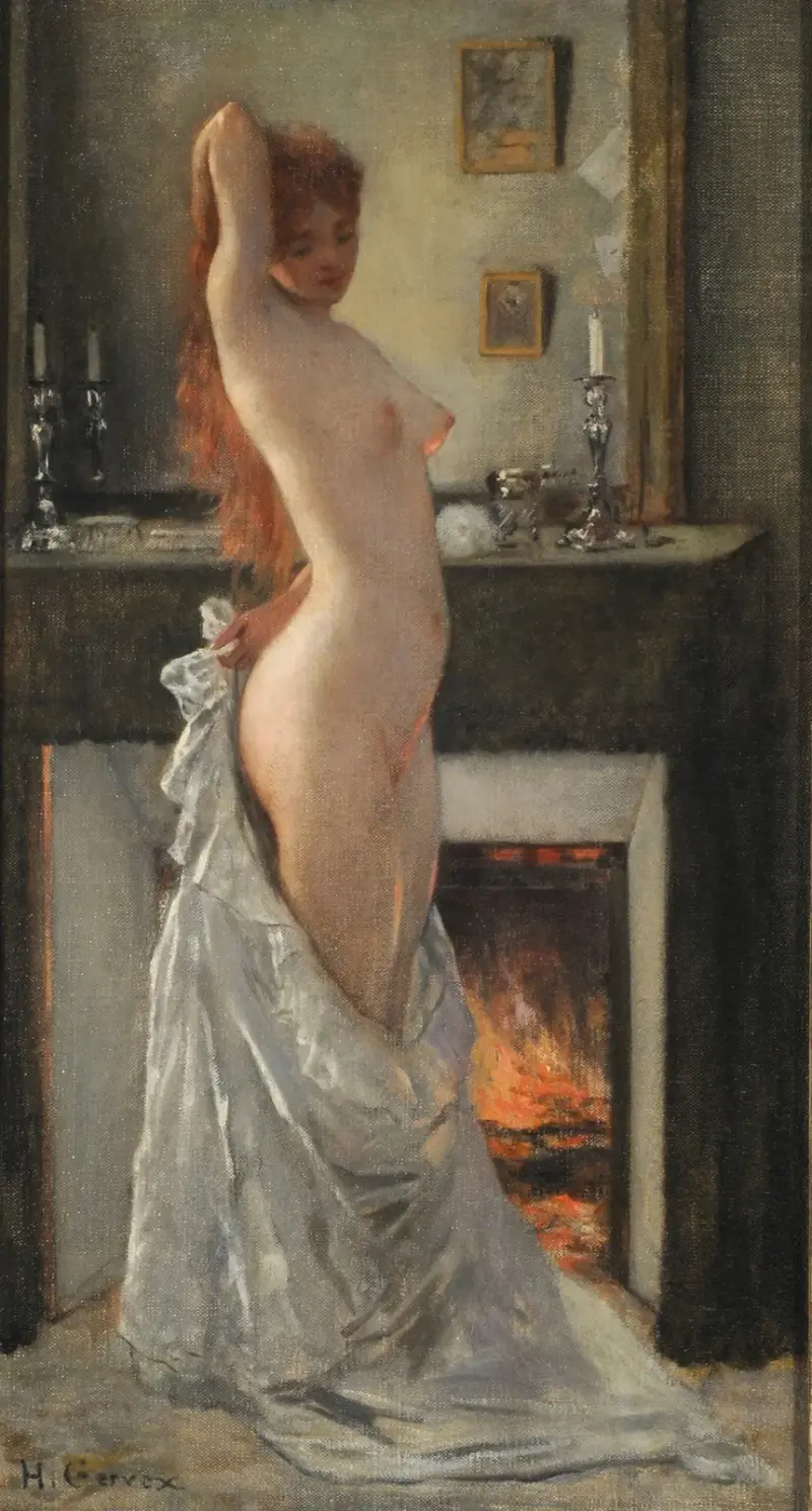 Parisina vid sin toalett av Henri Gervex