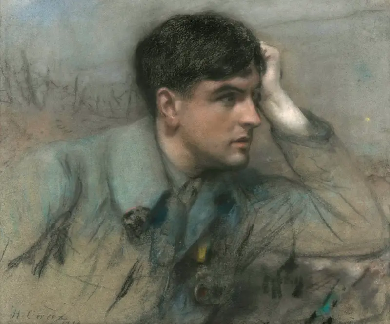 Portrait d’un officier av Henri Gervex