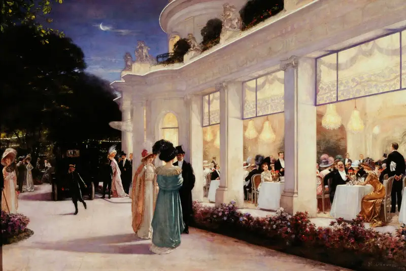 En kväll på Pré-Catelan av Henri Gervex