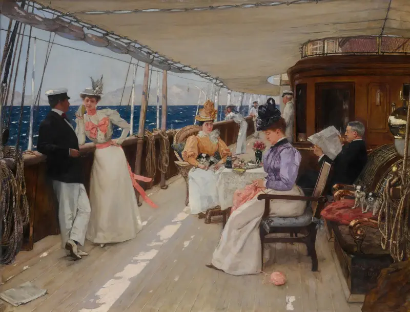 Yachting in the Archipelago av Henri Gervex