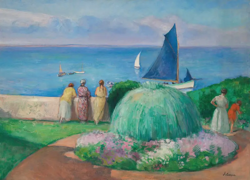 Den blå segeln, Préfailles av Henri Lebasque