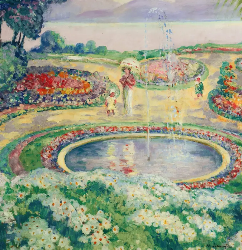 Der blühende Garten von Henri Lebasque