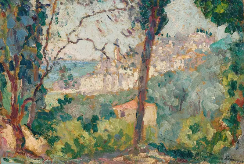 Byn av Henri Lebasque
