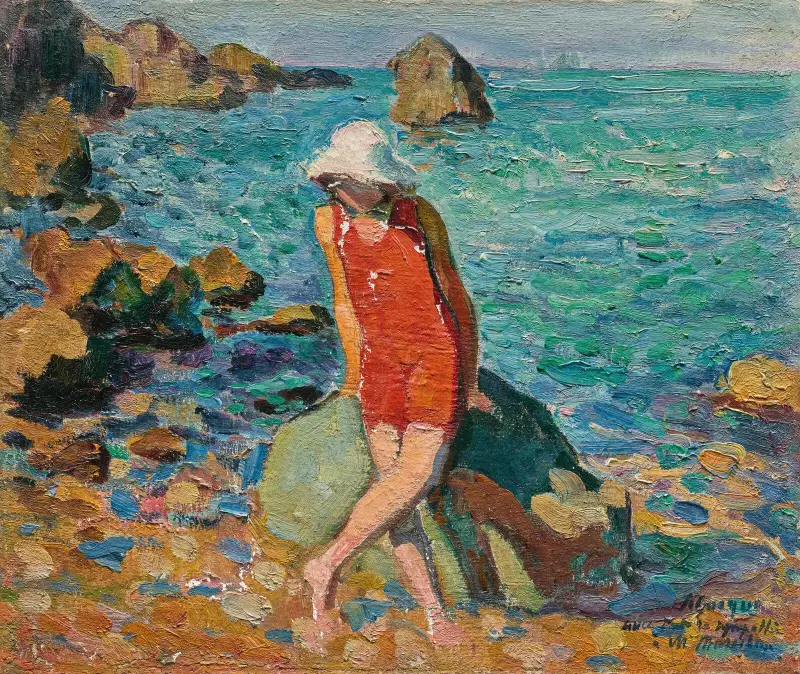 Nono vid havet av Henri Lebasque