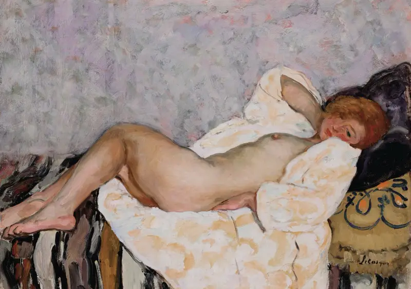 Liggande naken av Henri Lebasque