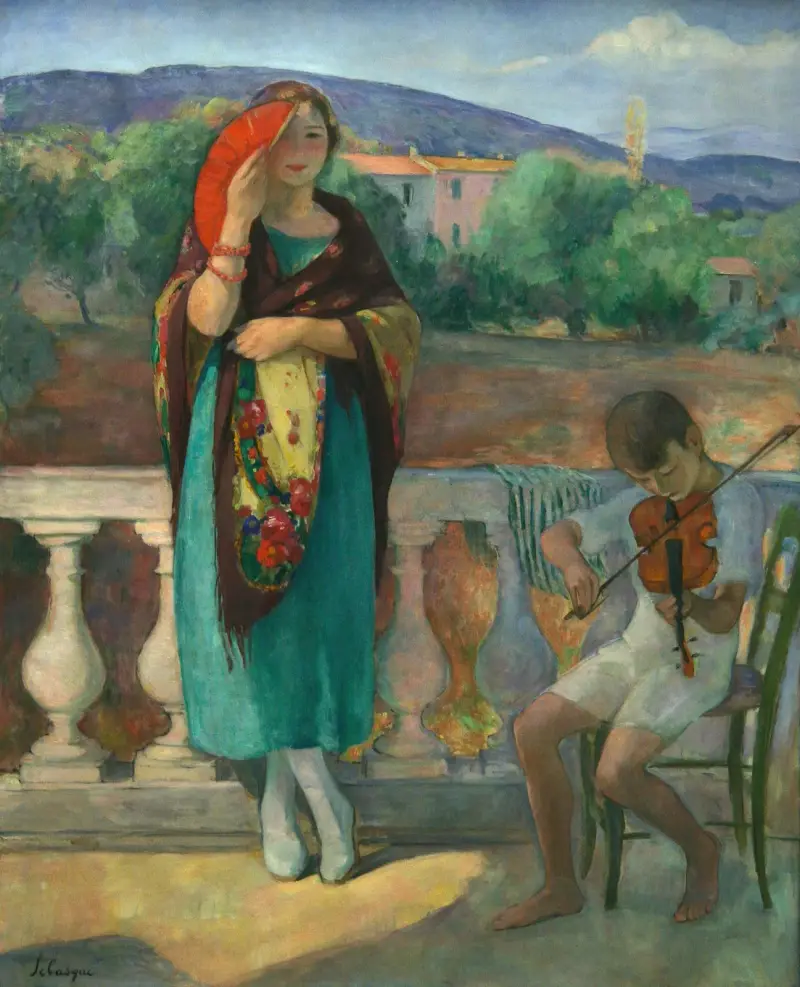 Na balkoně, Henri Lebasque