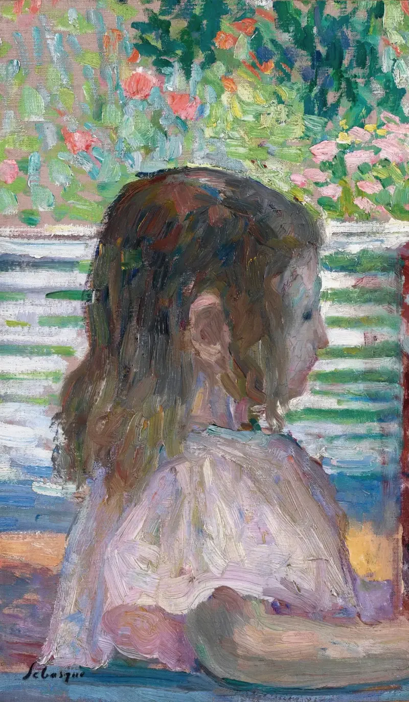Kleiner Kopf im Profil von Henri Lebasque