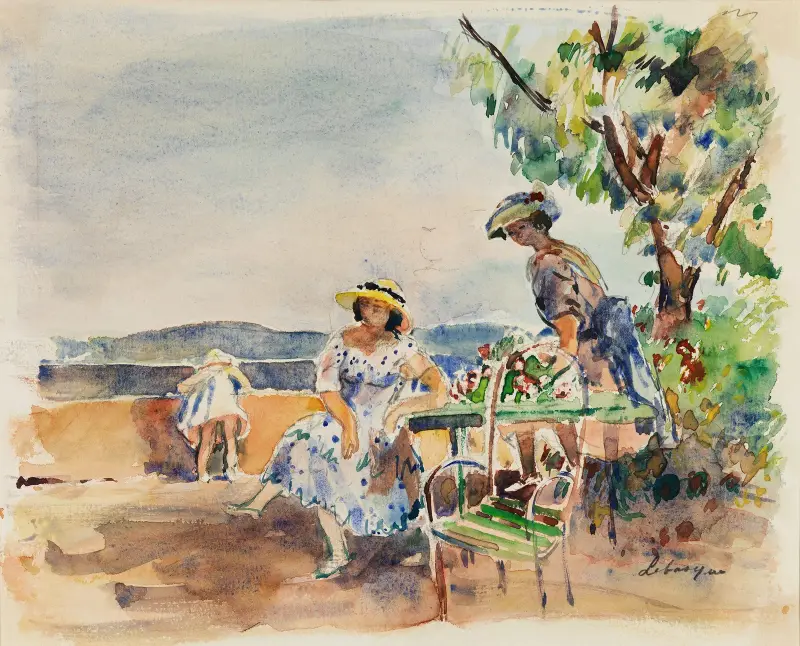 På terrassen av Henri Lebasque