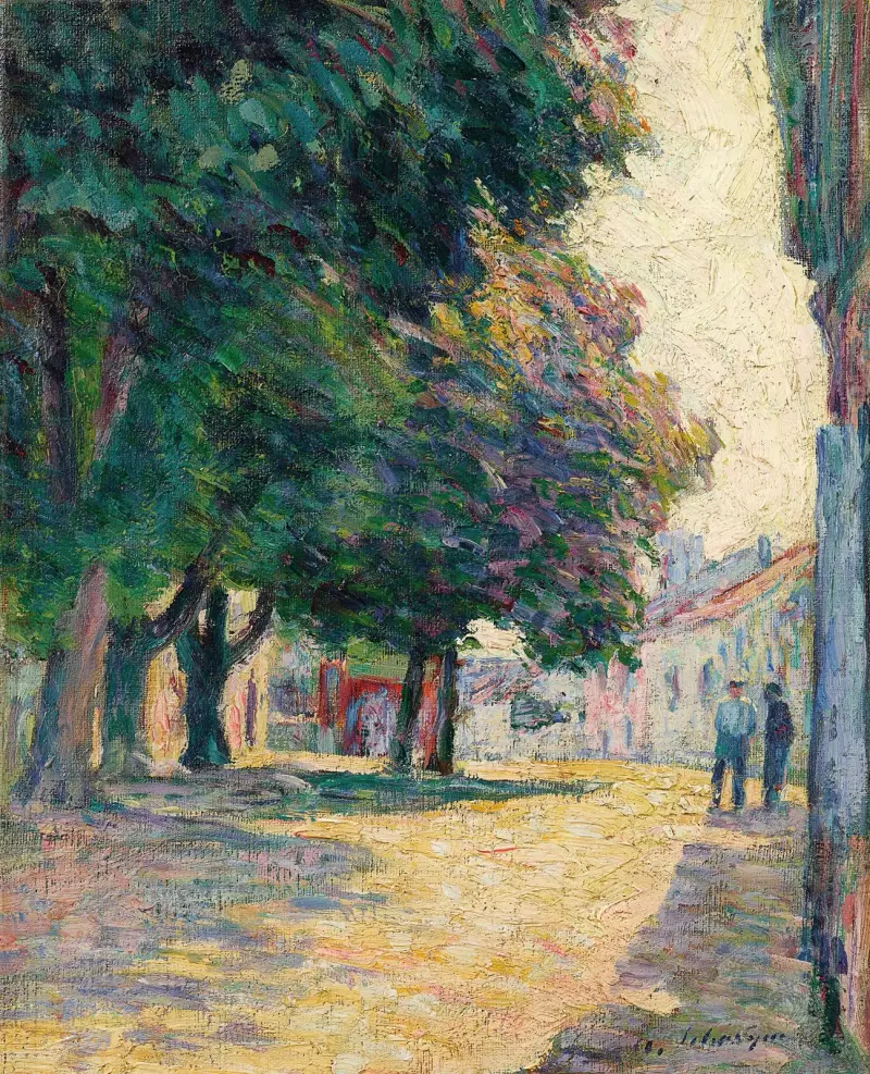 Vence, den soliga platsen av Henri Lebasque
