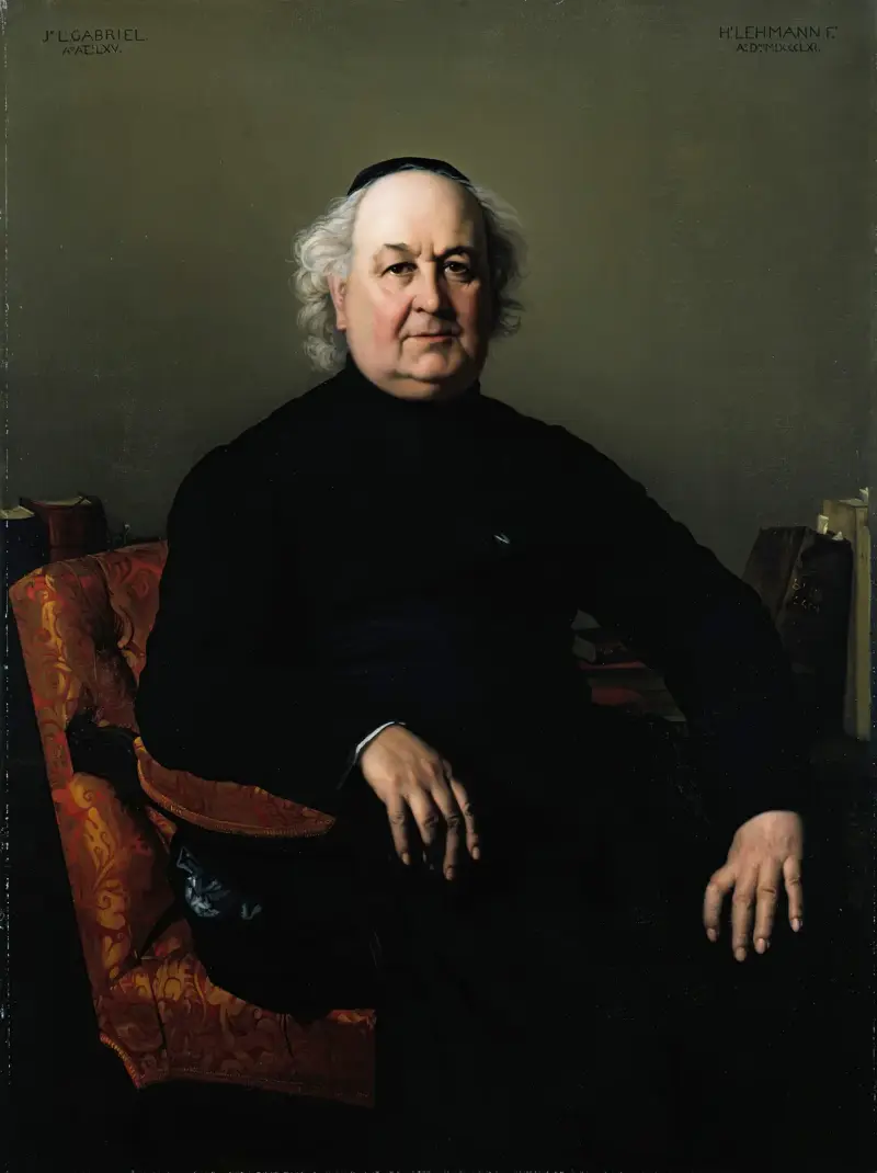 Jean Louis Gabriel, Rector Of Saint Merri av Henri Lehmann