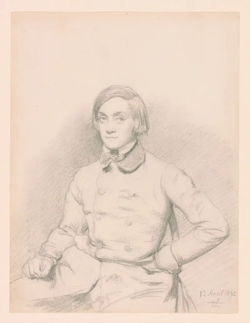 Porträt des Sohnes des Vicomte Perthuis de Laillevault von Henri Lehmann