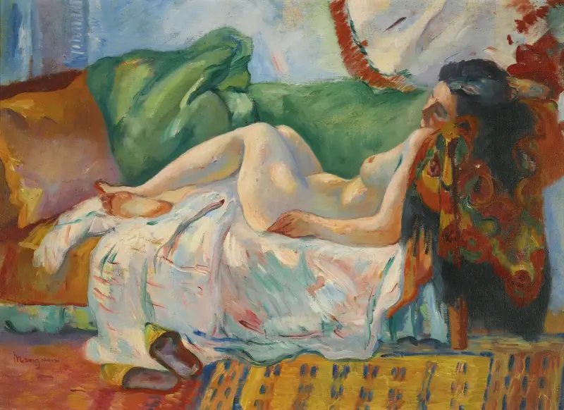 Schlafende Frau von Henri Manguin