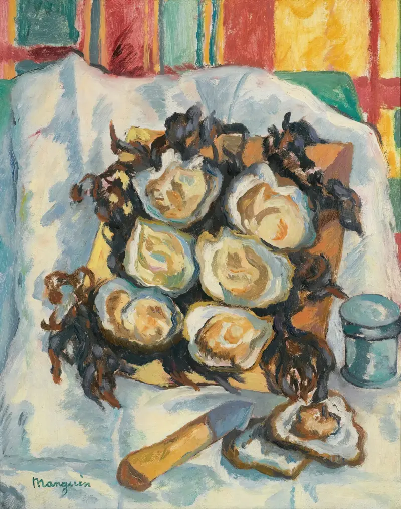 Les Huîtres De Belon av Henri Manguin