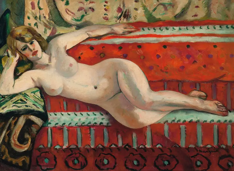 L’Odalisque, Grenouillette av Henri Manguin