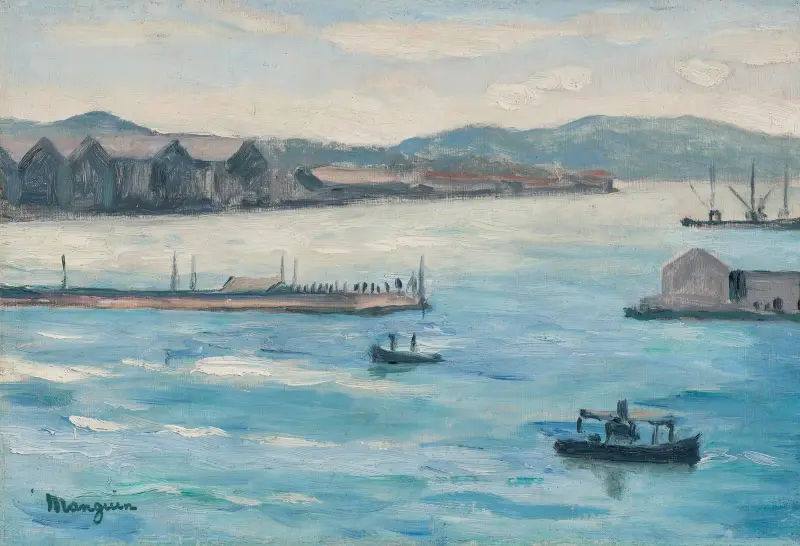 Toulon, die Hafeneinfahrt von Henri Manguin