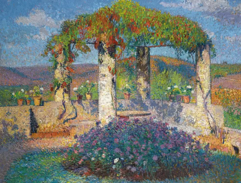 Spaljén i nordvästra hörnet av Marquayrols park av Henri Martin
