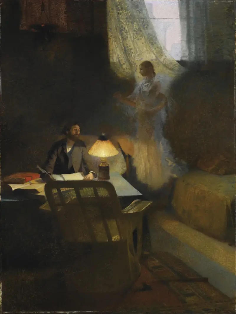Filosofen eller Poetens inspiration av Henri Martin