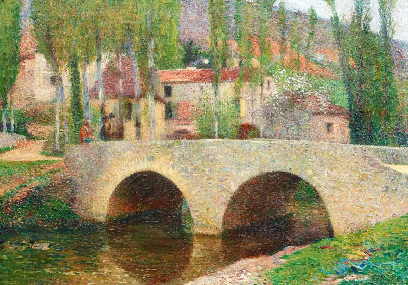 Bron vid Labastide-du-Vert av Henri Martin