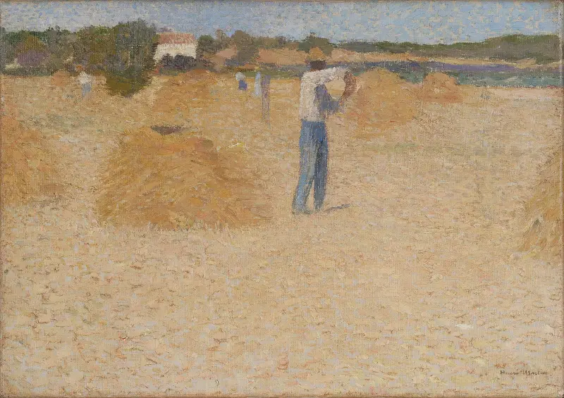 Skörden av vete av Henri Martin