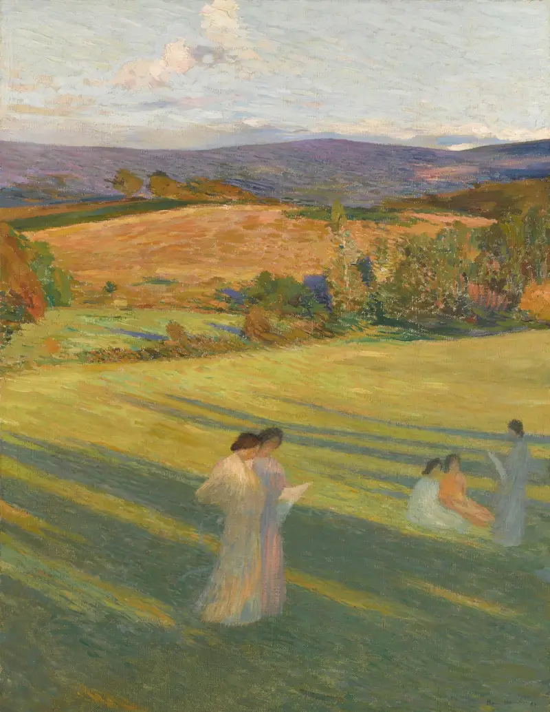 Musor i ett landskap av Henri Martin