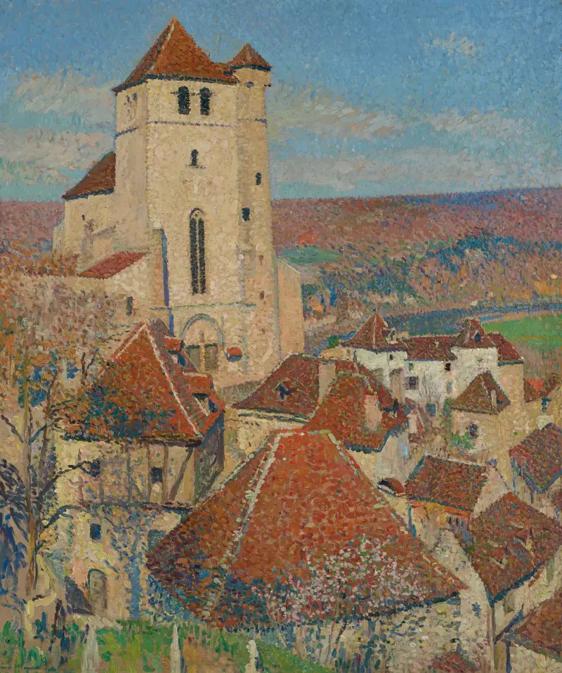 Saint-Cirq Lapopie av Henri Martin