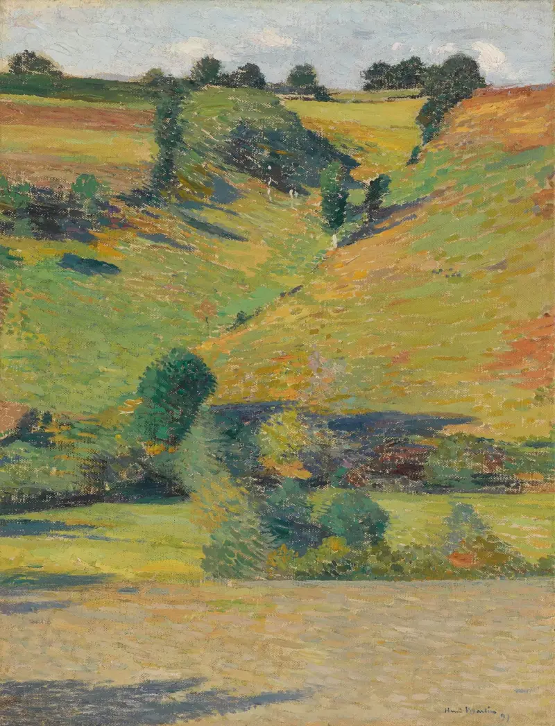 Solig dal av Henri Martin