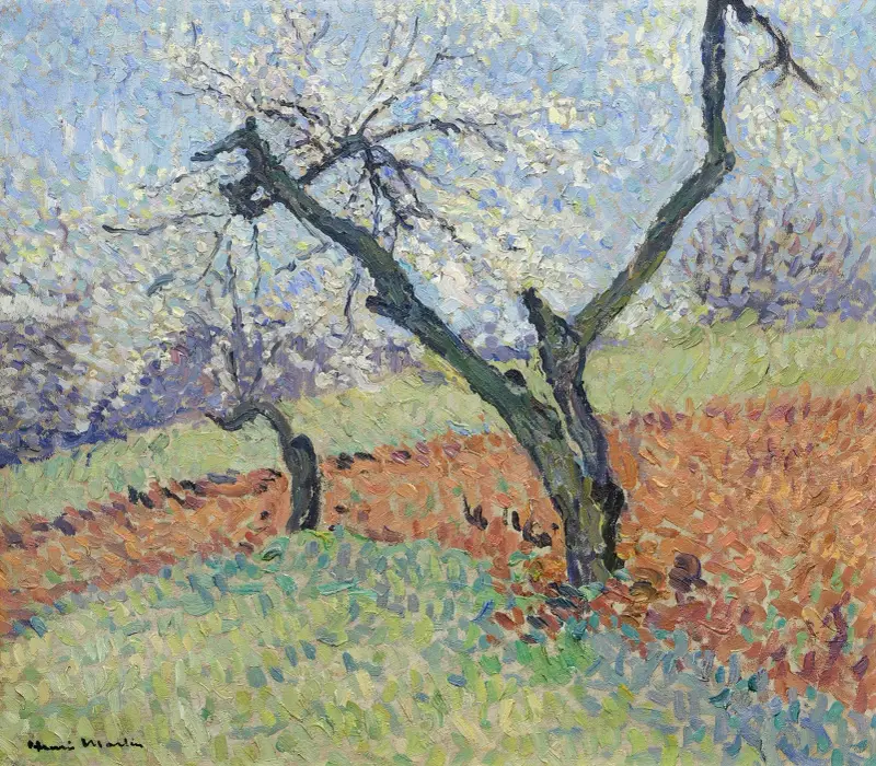 Gamla plommonträd av Henri Martin