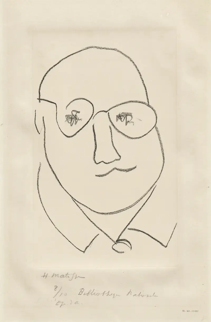 Autoportrét, 1951, Henri Matisse